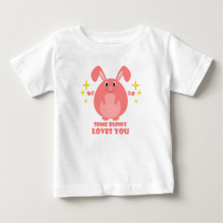 Pour Bébé T-shirt enfant avec un lapin mignon