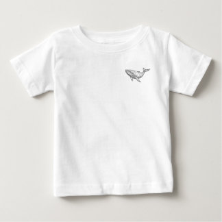 Pour Bébé T-Shirt Enfant Baleine Géométrique