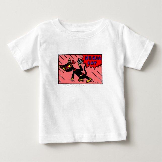 Pour Bébé T-shirt enfant CAT Mel NINJA (Devant)
