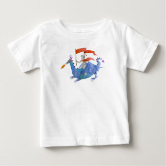 Pour Bébé T-Shirt Enfant Chevalier Chevauchant un Dragon