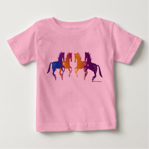 Pour Bébé T-shirt enfant indien Ponies