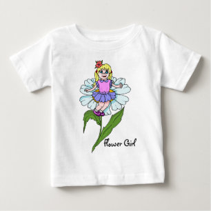 Pour Bébé T-shirt fille à fleurs