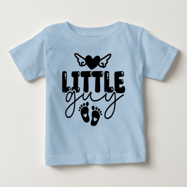 Pour Bébé T-shirt Garçon petit garçon bleu (Devant)