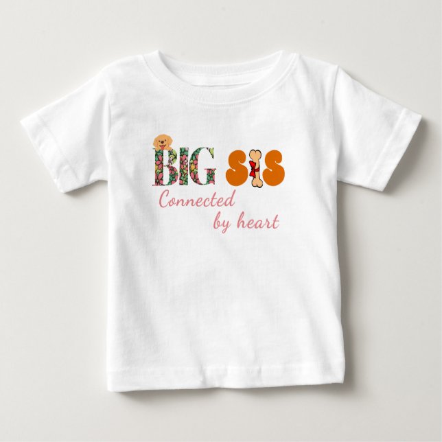 Pour Bébé T-Shirt Grande Sœur (Devant)
