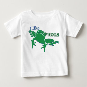 Pour Bébé T-Shirt Graphiques de Grenouilles que J'Aime