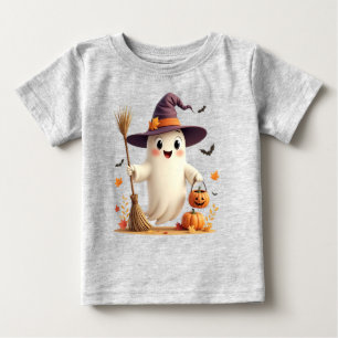 Pour Bébé T-shirt Halloween Toddler Ghost Cute Witchy