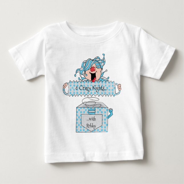 Pour Bébé T-shirt Hanoukka Baby Fine Jersey "Dreidel in Box" (Devant)