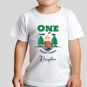 Pour Bébé T-Shirt Happy Camper Anniversaire Enfants