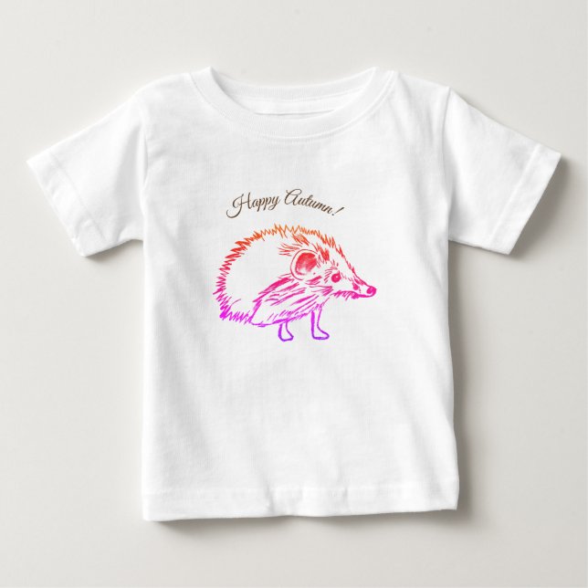 Pour Bébé T-shirt Hedgehog (Devant)