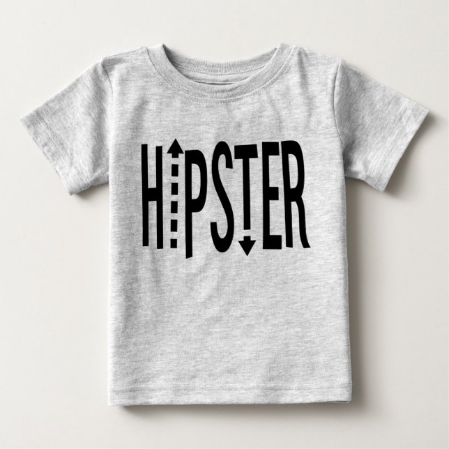 Pour Bébé T-shirt Hipster Arrow Typographie (Devant)