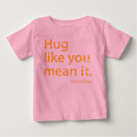 T-shirt infantile d'étreinte