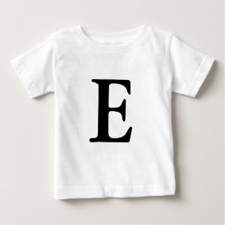 Pour Bébé T-shirt initial monogrammé E