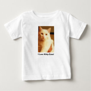 Pour Bébé T-Shirt "J'adore les chatons"