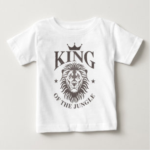 Pour Bébé T-shirt King Of The Jungle Baby