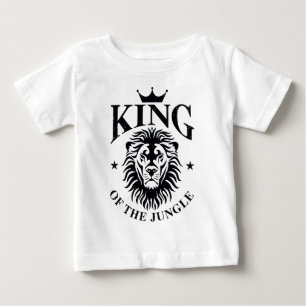 Pour Bébé T-shirt King Of The Jungle Baby