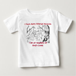 Pour Bébé T-shirt - l'amour de Dieu