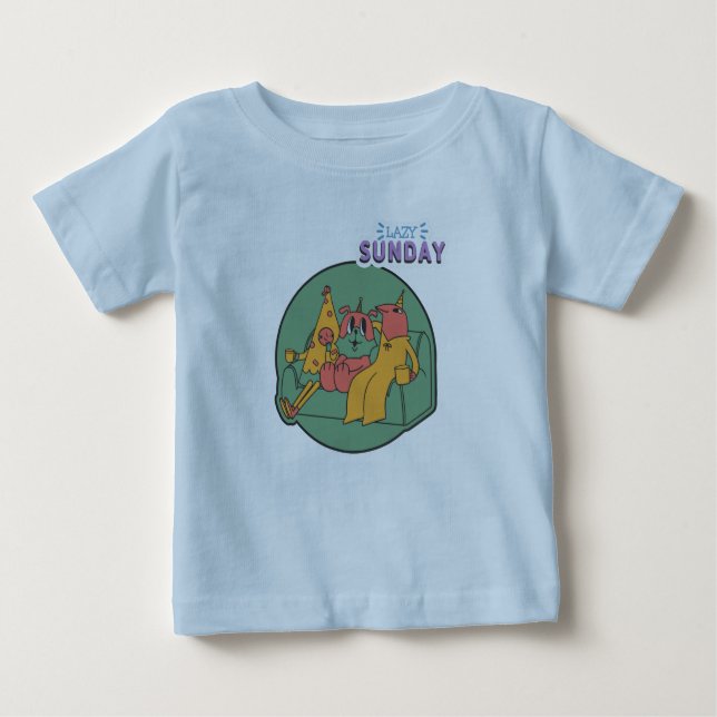 Pour Bébé T-shirt Lazy Sunday Baby (Devant)