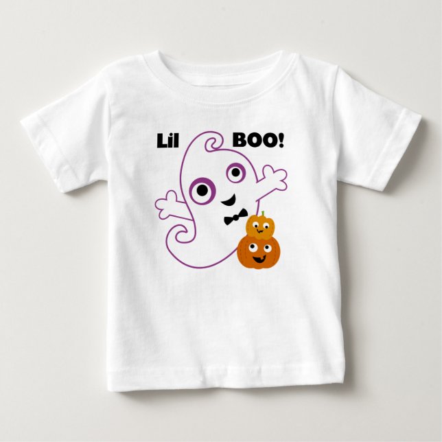 Pour Bébé T-shirt Lil BOO Halloween Toddler (Devant)