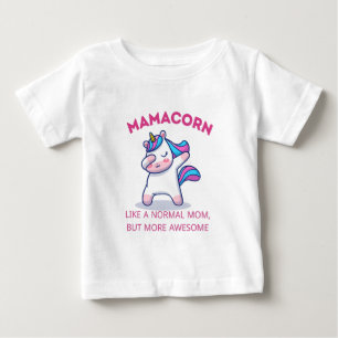 Pour Bébé T-shirt Mama Unicorn Fan Club
