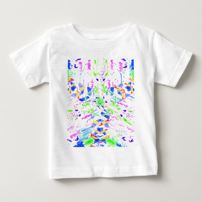 Pour Bébé T-shirt numérique abstract art we call it chaos (Devant)