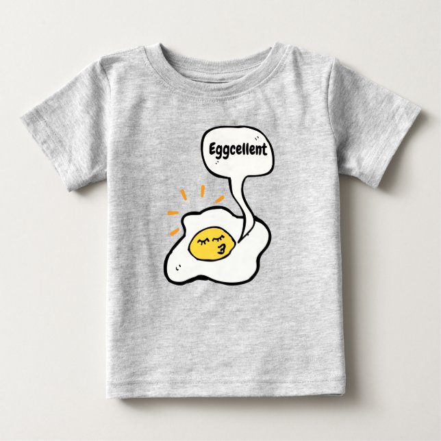 Pour Bébé T-Shirt Œufcellent Côté Soleil (Devant)