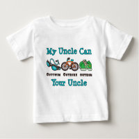 T-shirt Oncle Triathlon Baby Long Manches