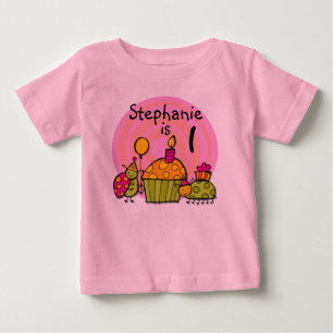 Pour Bébé T-shirt personnalisable d'anniversaire de petit