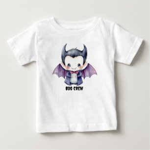 Pour Bébé T-shirt personnalisé "Boo Crew" avec mignonne Drac