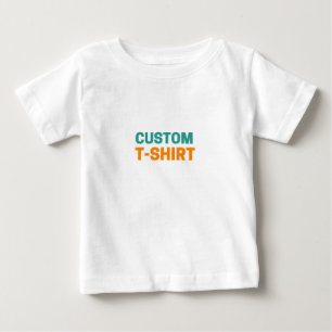 Pour Bébé T-Shirt personnalisé - Conception personnalisée, u