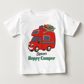 Pour Bébé T-shirt personnalisé de profondément satisfait