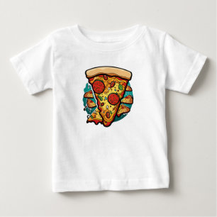 Pour Bébé T-shirt Pizza Slice
