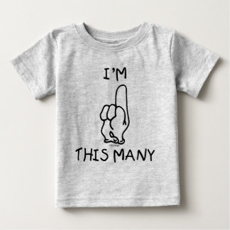 Pour Bébé T-shirt premier anniversaire