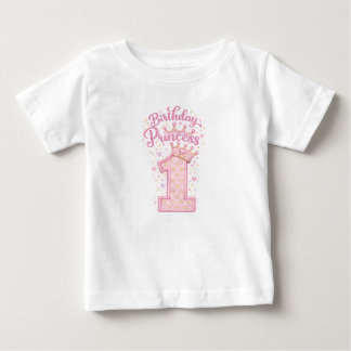 Pour Bébé T-Shirt Princesse Anniversaire 1