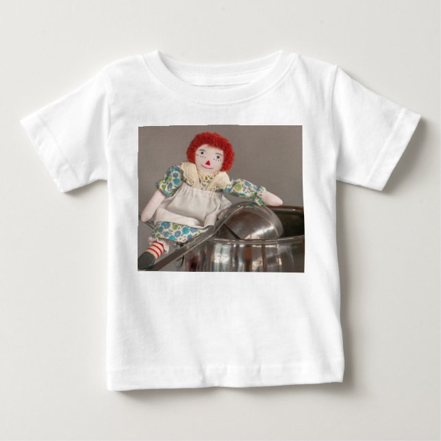 Pour Bébé T-shirt Raggedy Ann doll gâteaux cookies (Devant)