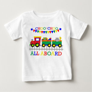 Pour Bébé T-shirt rouge de nourrisson de train de Choo-Choo