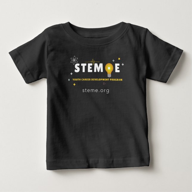 Pour Bébé T-shirt STEM ・ E (Devant)
