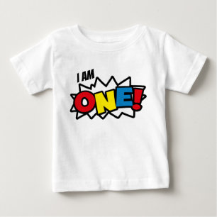Pour Bébé T-shirt Superhero, 1er Anniversaire