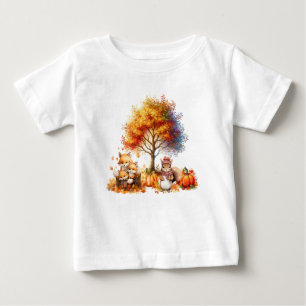 Pour Bébé T-Shirt sur les forêts du pays d'automne