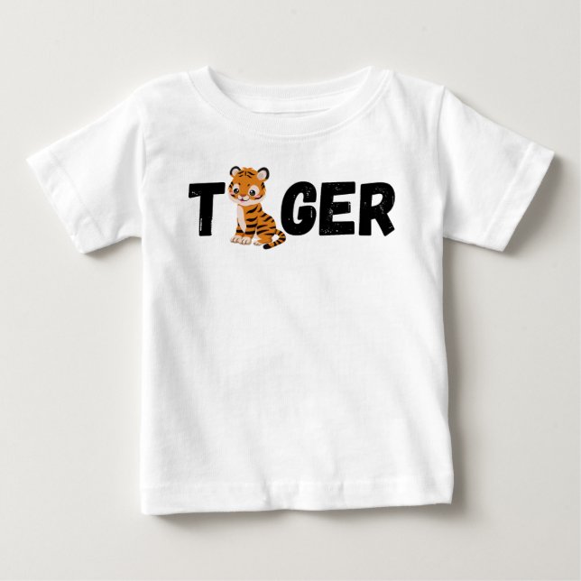 Pour Bébé T-shirt TIGER (Devant)