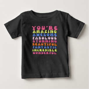 Pour Bébé T-shirt Vibes positives Extraordinaires