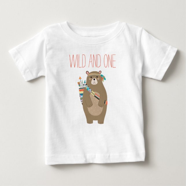 Pour Bébé T-shirt Wild and One (Devant)