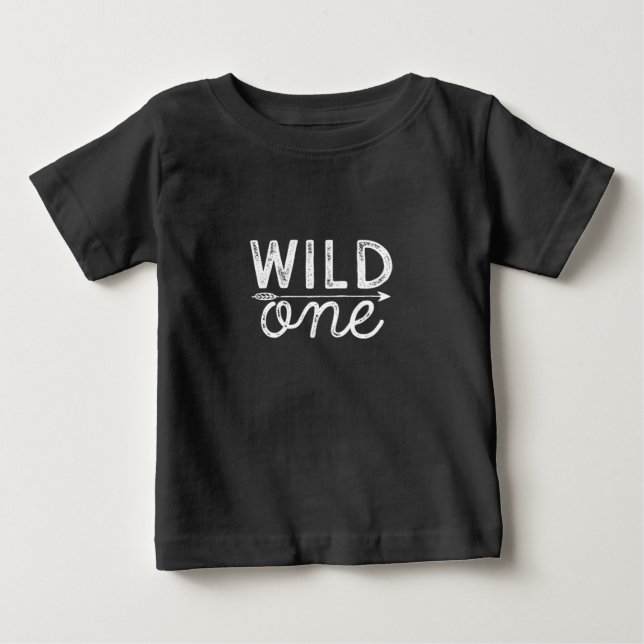 Pour Bébé T-shirt Wild One Baby First Birthday (Devant)