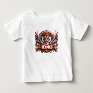 Pour Bébé THE KING Typography T-Shirt Design