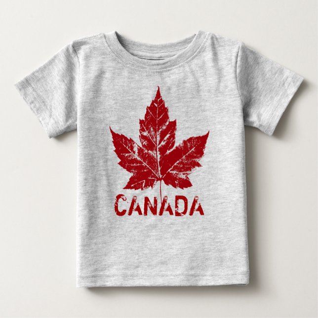 Pour Bébé Toddler Cool Canada T-shirt Retro Souvenir (Devant)