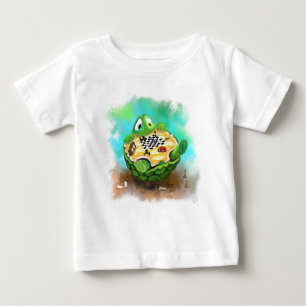 Pour Bébé Tortue et coccinelle Jouer aux échecs Baby T-shirt