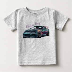 Pour Bébé Toyota Supra personnalisé avec T-shirt costumes de
