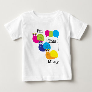 Pour Bébé Trois escargots Je suis cette multitude de t-shirt