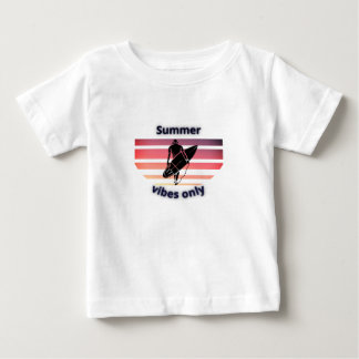 Pour Bébé Vibes d'été seulement - T-shirt artistique été