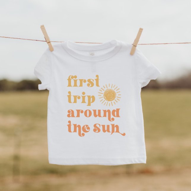 Pour Bébé Voyage autour du T-shirt Soleil (Créateur téléchargé)