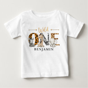 Pour Bébé Wild One 1er anniversaire Jungle Baby T-shirt